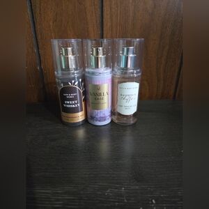 Bath & Body Works Fragrance Mist Trio